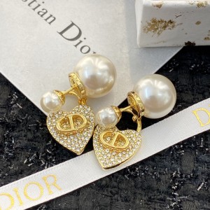 Fashion Jewelry Accessories Earrings Dior Tribales Earrings Gold Earrings E1727