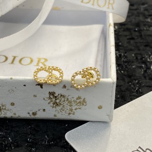 Fashion Jewelry Accessories Earrings Dior Earrings Gold Earrings E695