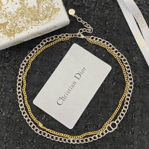 Fashion Jewelry Accessories Dior Necklace CD Necklace Gold&Silver N237