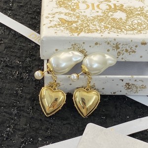 Fashion Jewelry Accessories Earrings Dior Earrings Gold Earrings E976