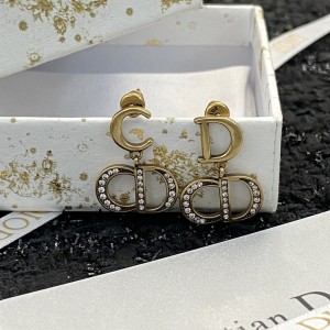 Fashion Jewelry Accessories Earrings Dior Earrings Gold Earrings E816