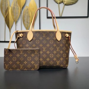 Louis Vuitton Neverfull PM Bag In Monogram Canvas LV shopping bag Handbags M41000