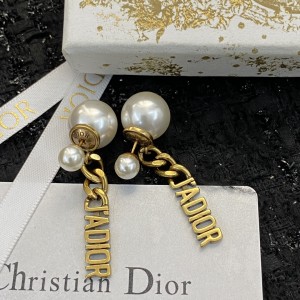 Fashion Jewelry Accessories Earrings Dior Tribales Earrings Gold Earrings E1279