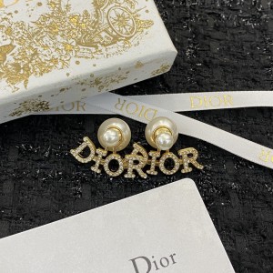 Fashion Jewelry Accessories Earrings Dior Tribales Earrings Gold Earrings E1246