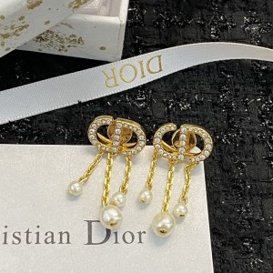 Fashion Jewelry Accessories Earrings Dior Earrings Gold Earrings E1240