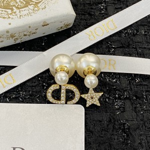 Fashion Jewelry Accessories Earrings Dior Tribales Earrings Gold Earrings E1222