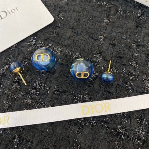 Fashion Jewelry Accessories Earrings Dior Tribales Earrings Light Blue Earrings E1817