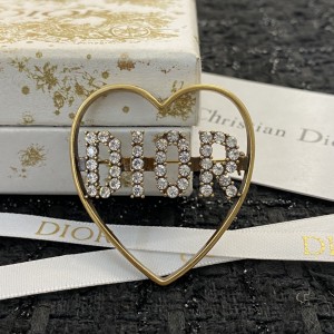 Fashion Jewelry Accessories Dior Brooch Gold Brooch A3006