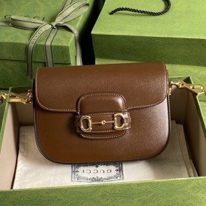 Gucci Handbag GG bag Gucci Horsebit 1955 mini bag Shoulderbag Women's Bag 658574 Brown