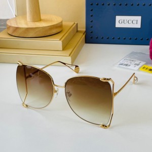 Fashion sunglasses GG Sunglasses Square metal sunglasses Square Sunglasses Eyewear GG0252S-1