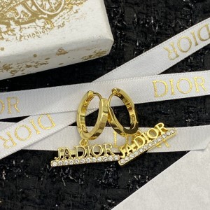 Fashion Jewelry Accessories Earrings Dior Earrings Gold Earrings E1107