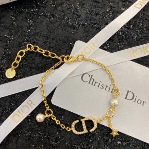 Fashion Jewelry Accessories Dior Bracelet Gold Bracelet H468