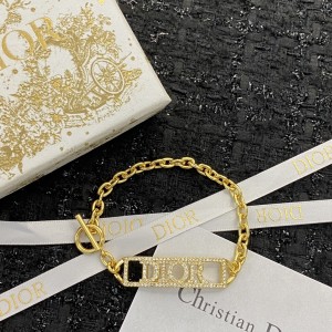 Fashion Jewelry Accessories Dior Bracelet Gold Bracelet H477