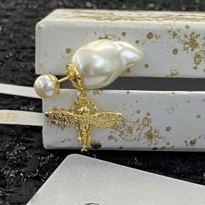 Fashion Jewelry Accessories Earrings Dior Earrings Gold Earrings E1136