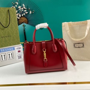 Gucci handbags Women's Bag GG bag Jackie 1961 medium tote bag 649016 Red