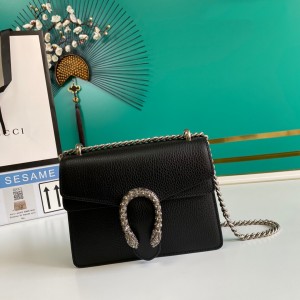 Gucci Handbags GG bag Dionysus mini in Black leather Shoulderbag 421970