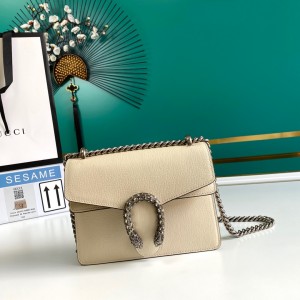 Gucci Handbags GG bag Dionysus mini in White leather Shoulderbag 421970