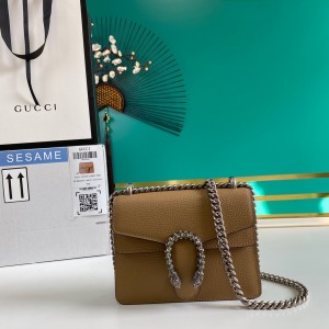Gucci Handbags GG bag Dionysus mini in Brown leather Shoulderbag 421970