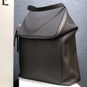 Loewe Goya backpack in natural calfskin Shoulderbag 37cm 325 Dark Gray