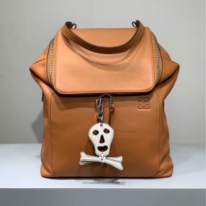 Loewe Goya backpack in natural calfskin Shoulderbag 34x38cm 325 Brown