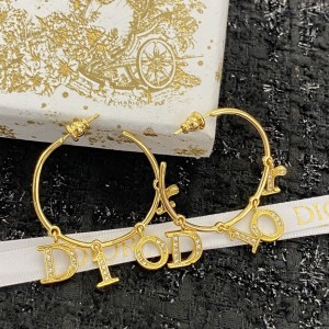 Fashion Jewelry Accessories Earrings Dior Earrings Gold Earrings E687