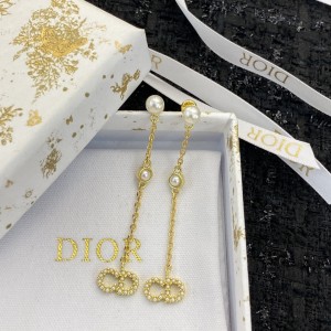 Fashion Jewelry Accessories Earrings Dior Earrings Gold Earrings E705