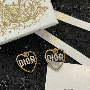 Fashion Jewelry Accessories Earrings Dior Earrings Gold Earrings E854
