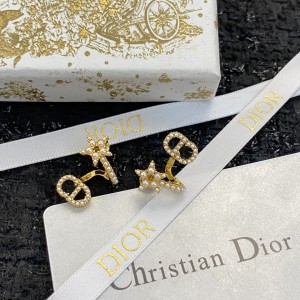 Fashion Jewelry Accessories Earrings Dior Earrings Gold Earrings E6932