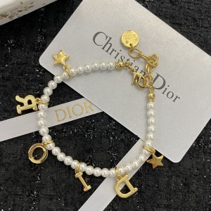 Fashion Jewelry Accessories Dior Bracelet Gold Bracelet H312