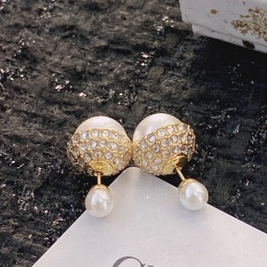 Fashion Jewelry Accessories Earrings Dior Tribales Earrings Gold Earrings E1850