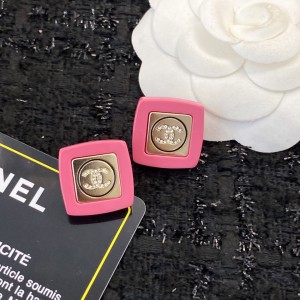 Fashion Jewelry Accessories Earrings Gold pink E1650