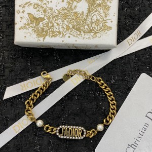 Fashion Jewelry Accessories Dior Bracelet Gold Bracelet H362