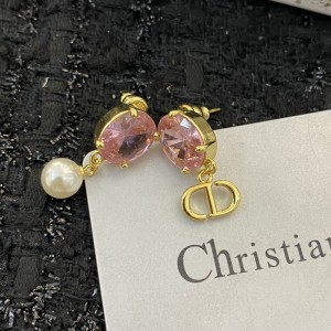 Fashion Jewelry Accessories Earrings Dior Earrings Petit CD Earrings Gold Earrings E1858