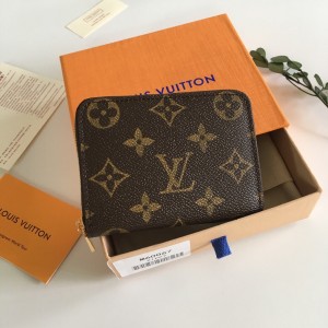 Louis Vuitton Zippy Coin Purse Monogram Canvas LV Wallets Coin case M60067 