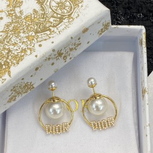 Fashion Jewelry Accessories Earrings Dior Earrings Gold Earrings E948