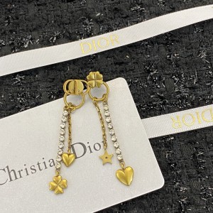 Fashion Jewelry Accessories Earrings Dior Earrings Gold Earrings E947