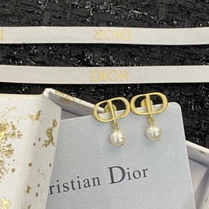 Fashion Jewelry Accessories Earrings Dior Earrings Petit CD Earrings Gold Earrings E1291