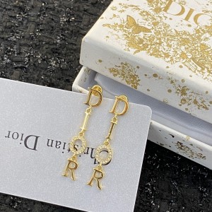 Fashion Jewelry Accessories Earrings Dior Earrings Gold Earrings E968