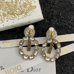 Fashion Jewelry Accessories Earrings Dior Tribales Earrings Gold Earrings E1346