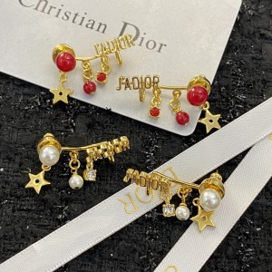 Fashion Jewelry Accessories Earrings Dior Earrings Gold Earrings E1345