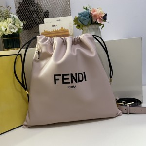 FENDI Pack Pouch Pink nappa leather bag bucket bag 3388M83 