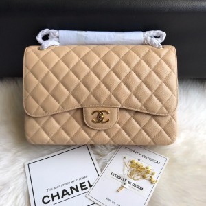 Fashion HandbagsClassic Handbag Classic Flap Bag Chain Bag 30cm Gold-Tone 1113-P