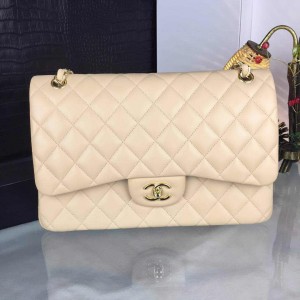 Fashion Handbags Classic Handbag Classic Flap Bag Chain Bag 30cm Gold-Tone 1113-W