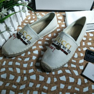 Fashion Shoes Gucci Canvas Flat Espadrille Shoes Casual Shoes Men's Shoes G3201-1