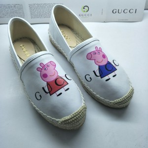 Fashion Shoes Gucci Leather Flat Espadrille Shoes Casual Shoes Women's Shoes G3203-2