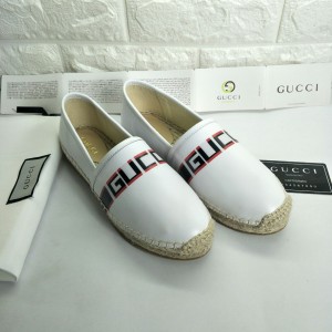 Fashion Shoes Gucci Leather Flat Espadrille Shoes Casual Shoes Women's Shoes G3204-1