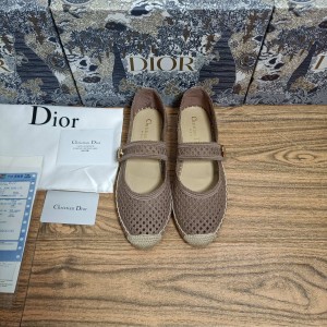 Fashion Shoes Dior Flat Espadrille Shoes Casual Shoes Women's Shoes D3105-3