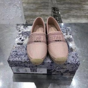 Fashion Shoes Dior Granville Flat Espadrille Shoes Casual Shoes Women's Shoes D3111-2