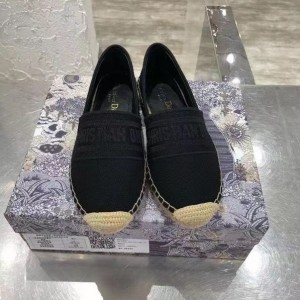 Fashion Shoes Dior Granville Flat Espadrille Shoes Casual Shoes Women's Shoes D3111-3