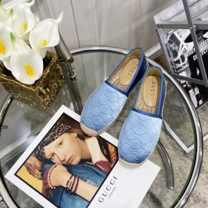 Fashion Shoes Gucci Jacquard  Flat Espadrille Shoes Casual Shoes Women's Shoes G3214-4